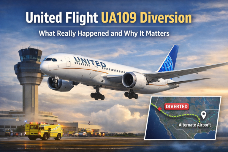 United Flight UA109 Diversion