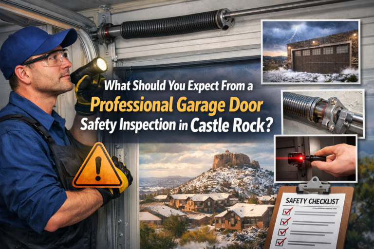 What Should You Expect From a Professional Garage Door Safety Inspection in Castle Rock?