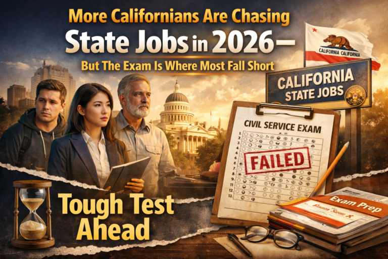 More Californians Are Chasing State Jobs in 2026—The Exam Is Where Most Fall Short