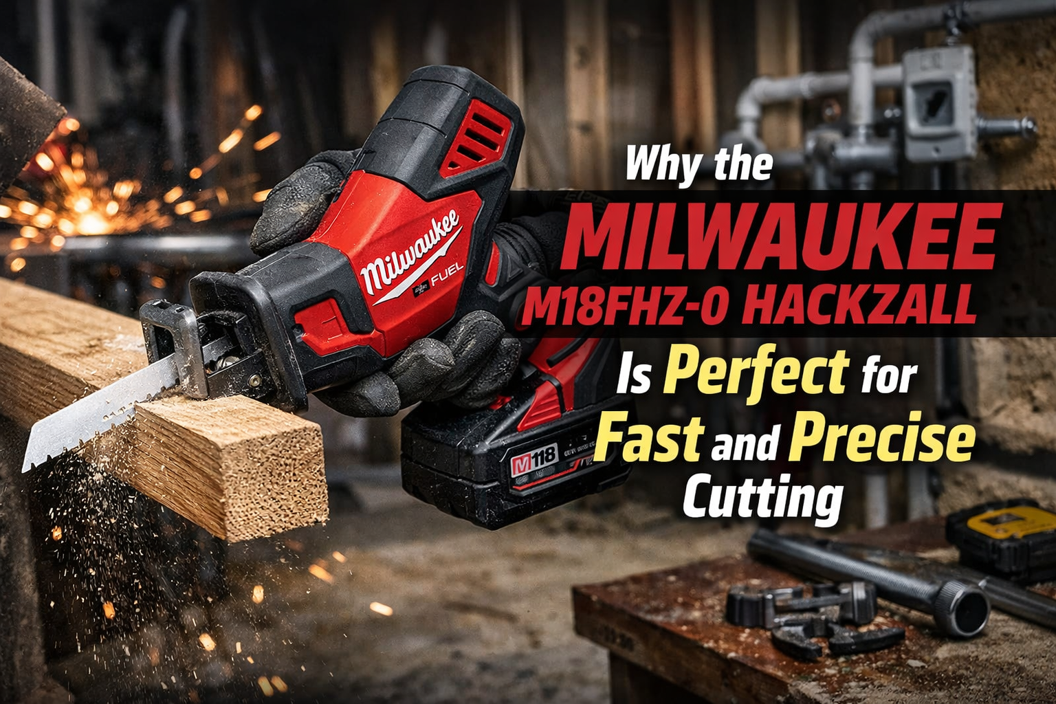 Why the Milwaukee M18FHZ-0 Hackzall Is Perfect for Fast and Precise Cutting