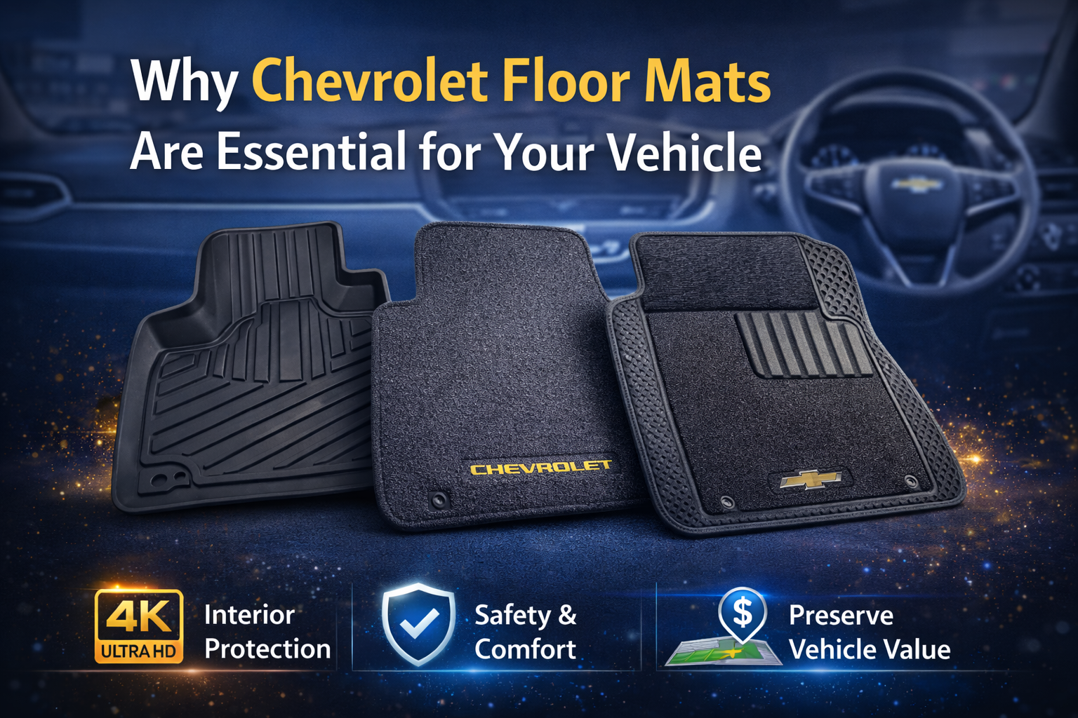 Why Chevrolet Floor Mats Are Essential for Your Vehicle