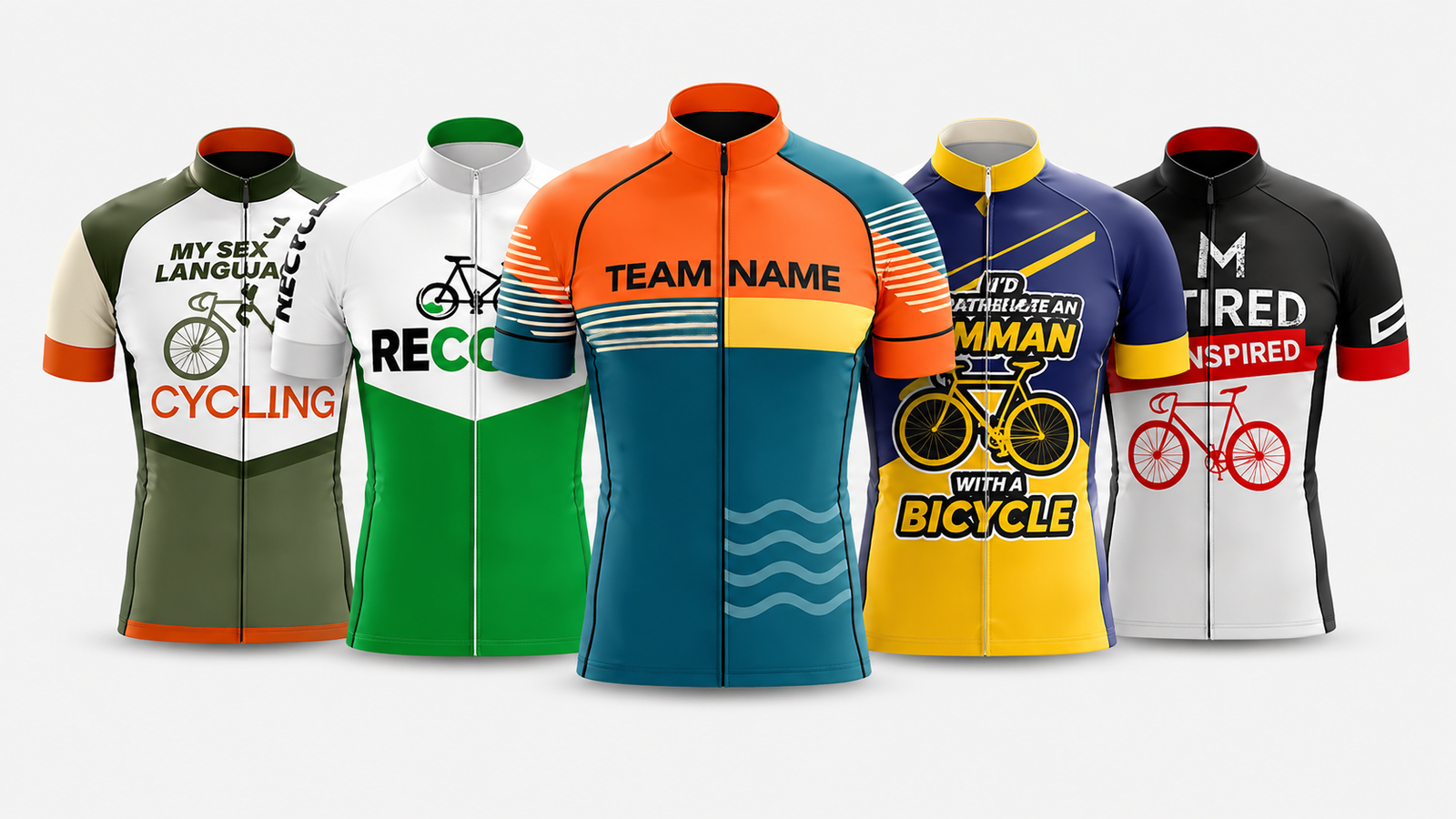 stylish custom cycling jerseys
