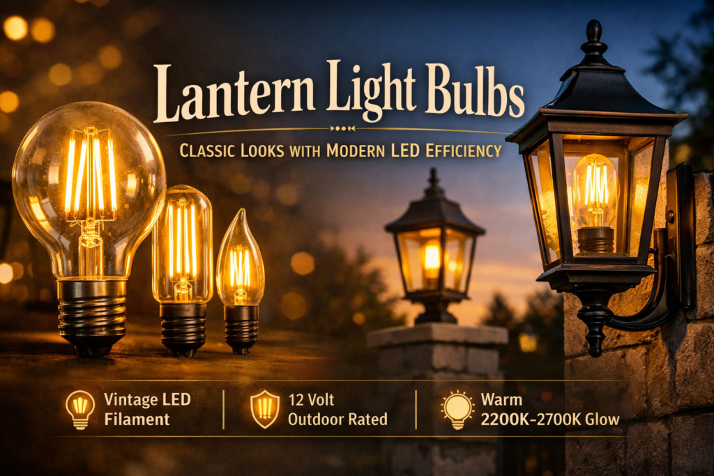Lantern Light Bulbs: Classic Looks with Modern LED Efficiency