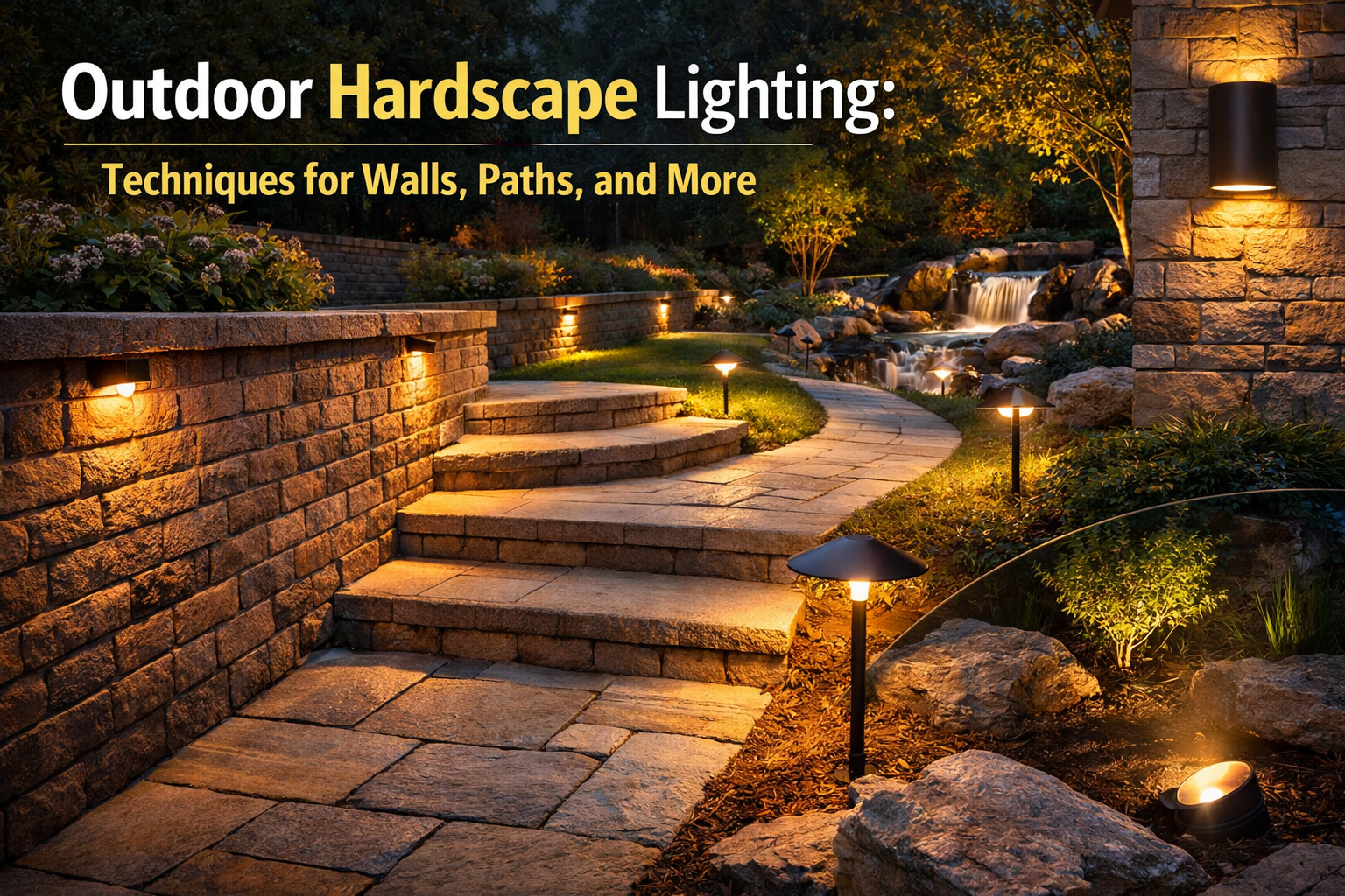 Outdoor Hardscape Lighting