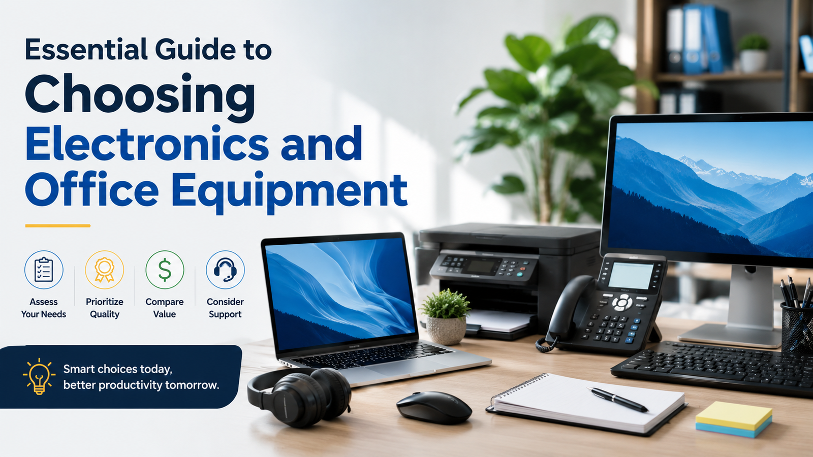 electronics and office equipment