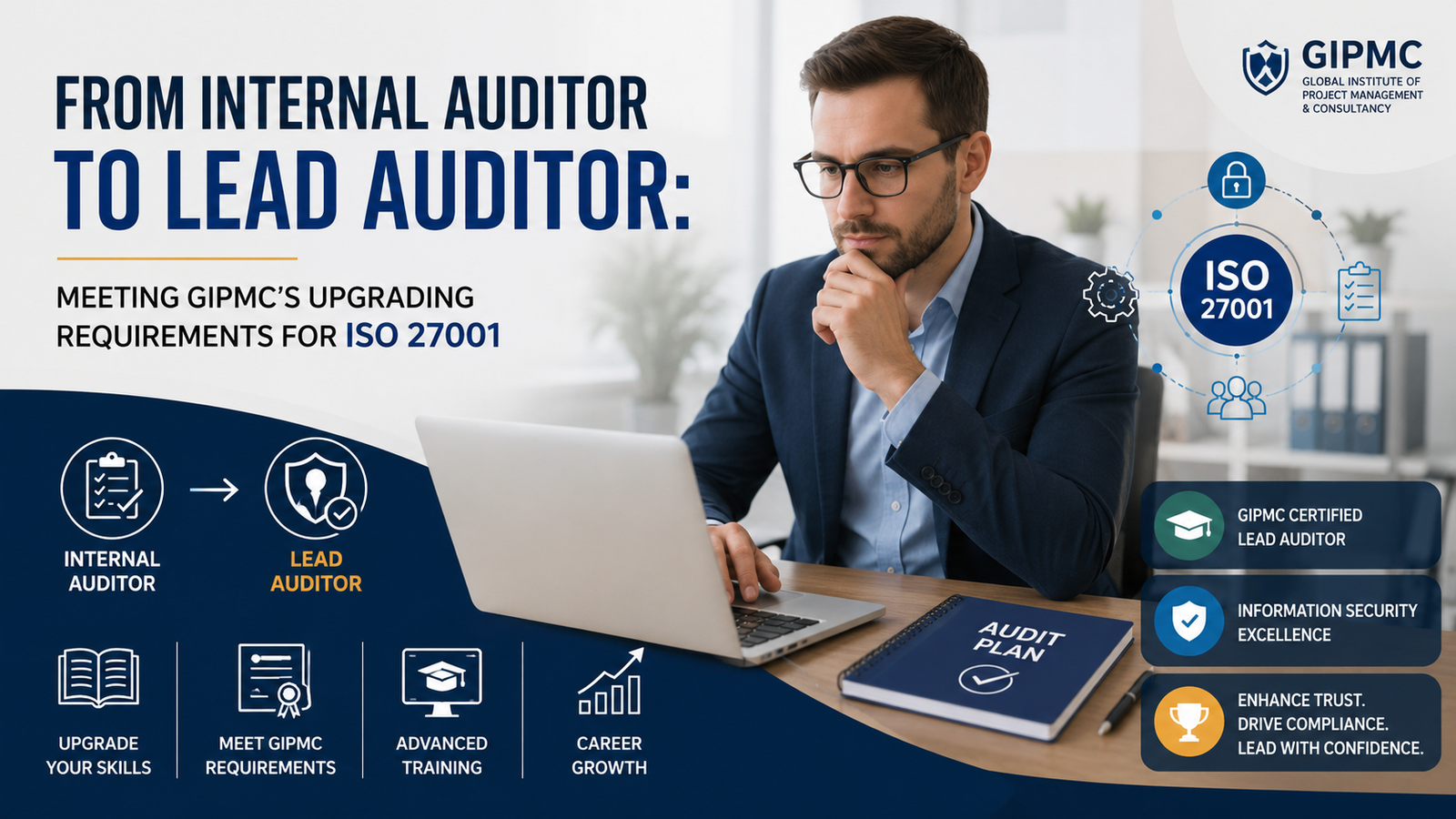From Internal Auditor to Lead Auditor: Meeting GIPMC’s Upgrading Requirements for ISO 27001